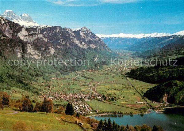 Walenstadtberg Blick von Schrina Hochruck auf Walensee