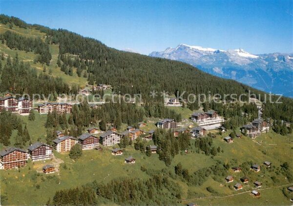 Les Diablerets Station des Collons Vue aerienne