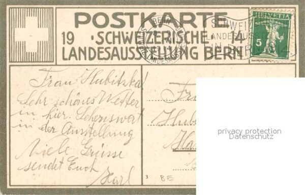 Bern BE Schweizerische Landesausstellung Illust – Bild 2