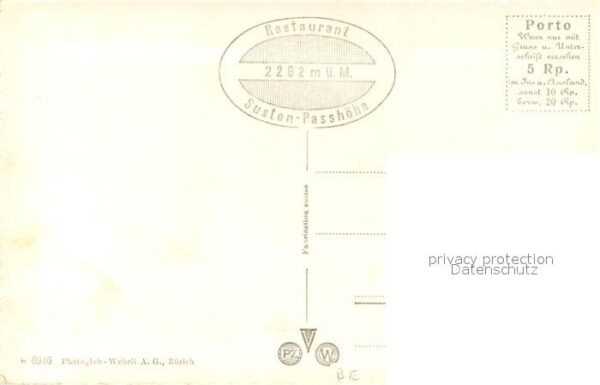 Wassen UR Panorama mit Sustenstrasse Alpen – Bild 2