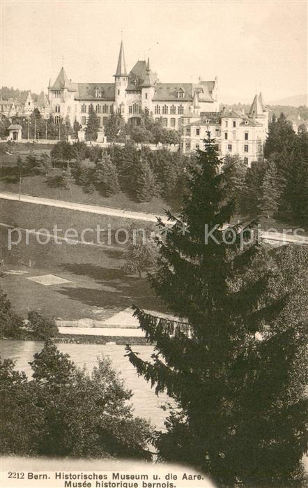 Bern BE Historisches Museum und die Aare