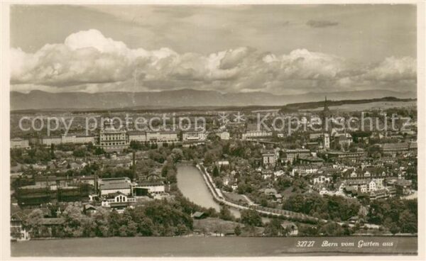 Bern BE Panorama Ausblick vom Gurten