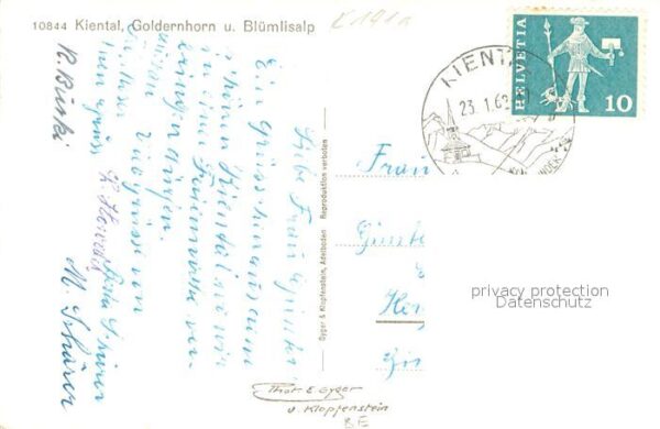 Kiental Winterpanorama Goldernhorn Blümlisalp B – Bild 2
