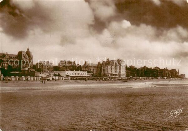 Houlgate Vue Generale de la plage