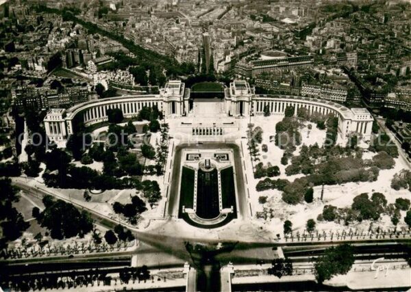 Paris 75 Panorama sur le Trocadéro vue prise de