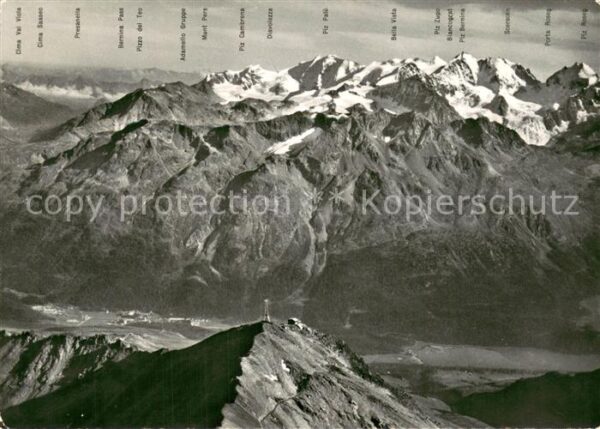 St Moritz GR Bergstation Luftseilbahn Piz Nair mit B