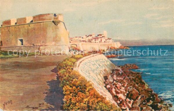 Antibes Alpes Maritimes Le Fort Carré et les remparts Côte d Az