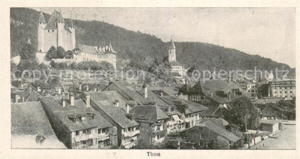 Thun BE Vue panoramique sur la ville