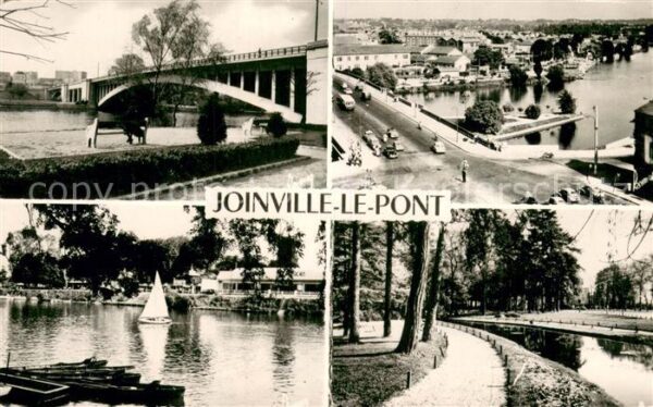 Joinville-le-Pont Vue Generale Pont sur la Marne Carrefou