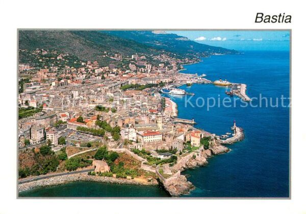 Bastia Corse Küstenpanorama