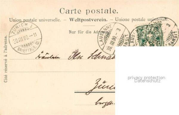 Lausanne VD Chateau et Tunnel – Bild 2