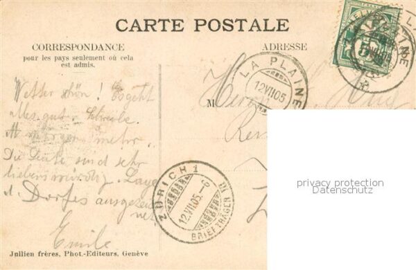 Geneve GE Pont et Hotel des Bergues – Bild 2
