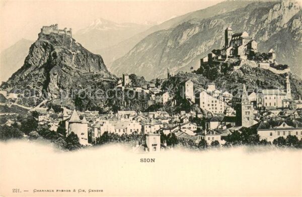 Sion  Sitten VS Panorama Schloss