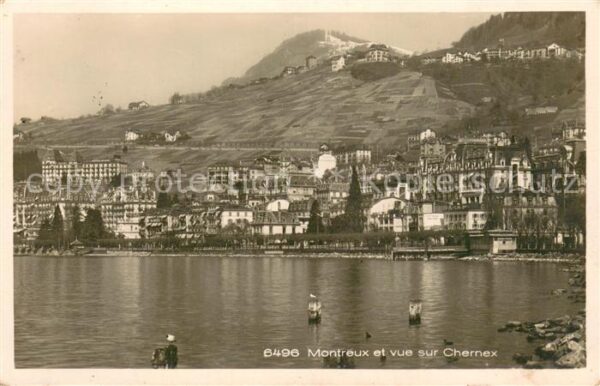 Montreux  VD et vue sur Chernex