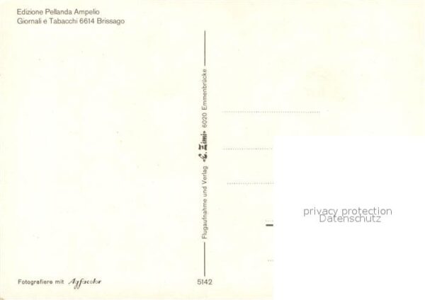 Brissago Lago Maggiore Giornali e Tobacchi Fliegeraufnahme – Bild 2