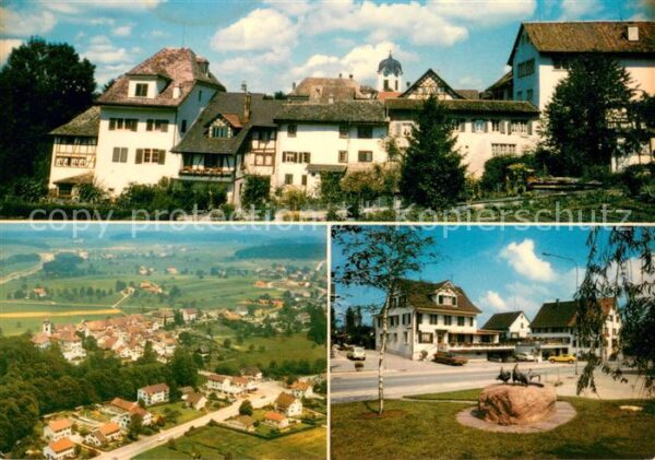 Grueningen ZH Herrenbaumgarten Fliegeraufnahme Binzik