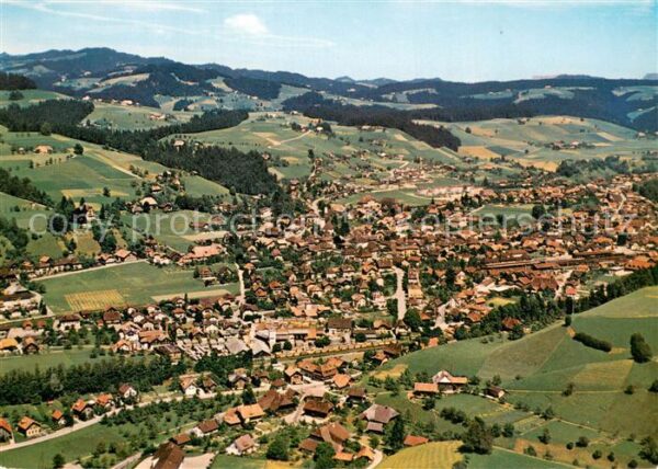 Langnau Emmental Fliegeraufnahme