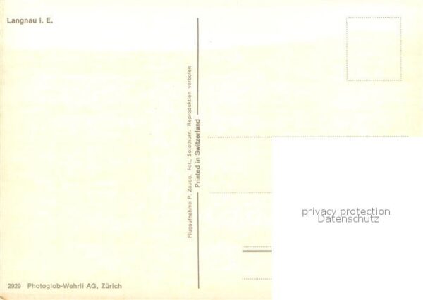Langnau Emmental Fliegeraufnahme – Bild 2