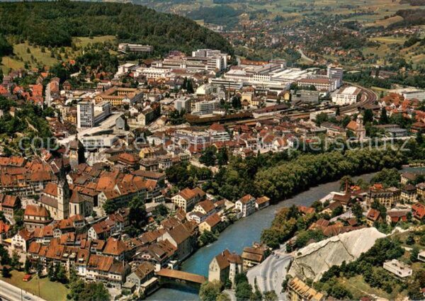 Baden  AG Brown Boveri Fliegeraufnahme
