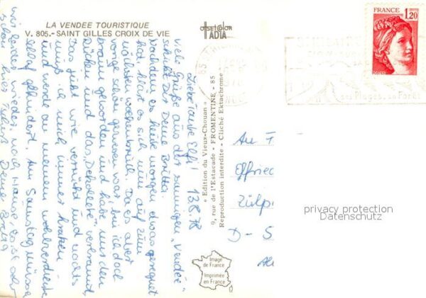 Saint-Gilles-Croix-de-Vie Vendee Teilansichten Buchten und Hafen – Bild 2