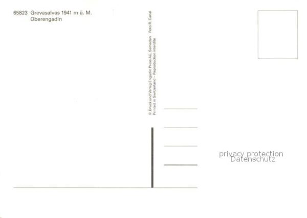 Grevasalvas GR Dorfansicht von Oben – Bild 2