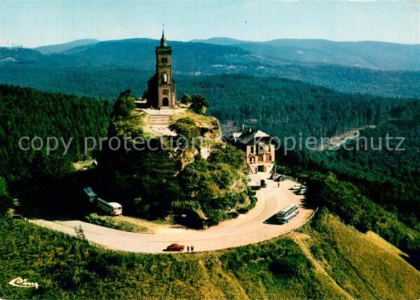 Dabo Moselle 57 Le Rocher et Chapelle Saint Léon au coe