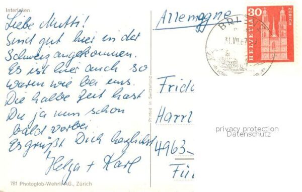 Interlaken BE Hotel Schweizerhof Flaggen – Bild 2