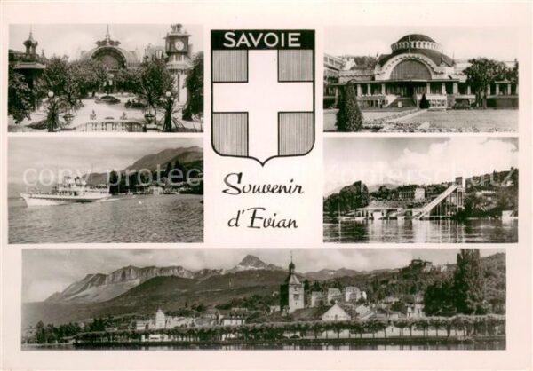 Evian-les-Bains 74 Vues d ensemble Lac Leman Genfersee Fah