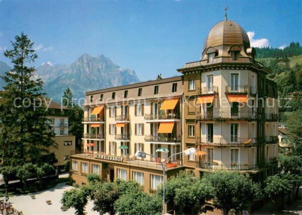 Engelberg  OW Hotel Schweizerhof Alpen