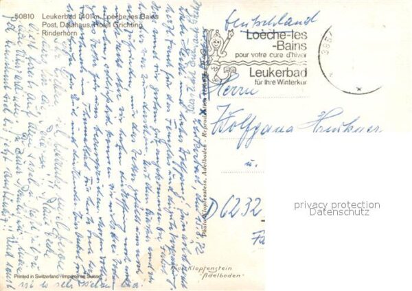 Leukerbad VS Post Dalahaus Hotel Grichting Rinderhor – Bild 2