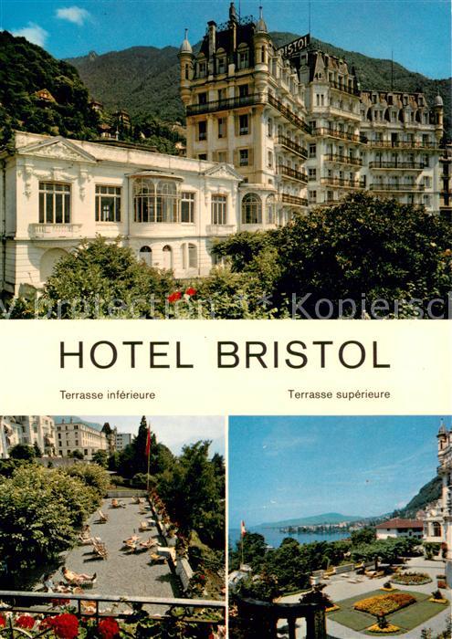 Territet Montreux VD Hotel Bristol Terrasse