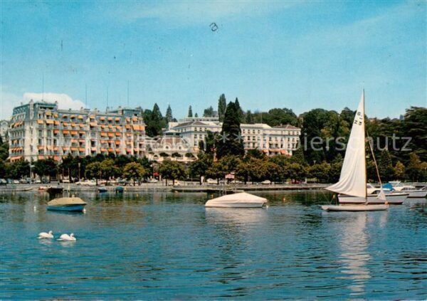 Ouchy Lausanne VD Hôtel Beau Rivage au Lac Leman Genferse