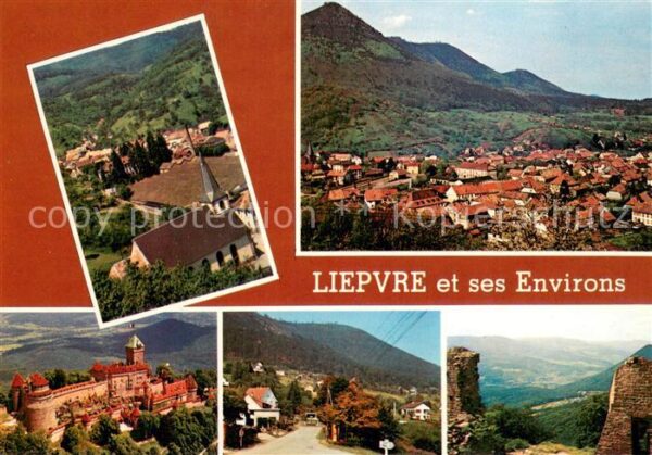 Liepvre Eglise Vue aerienne Le Chateau Panorama