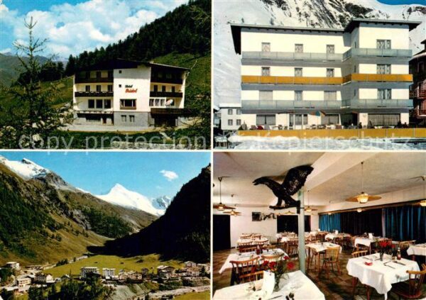 Samnaun Dorf Hotel Bristol und Hotel Prinz Gastraum