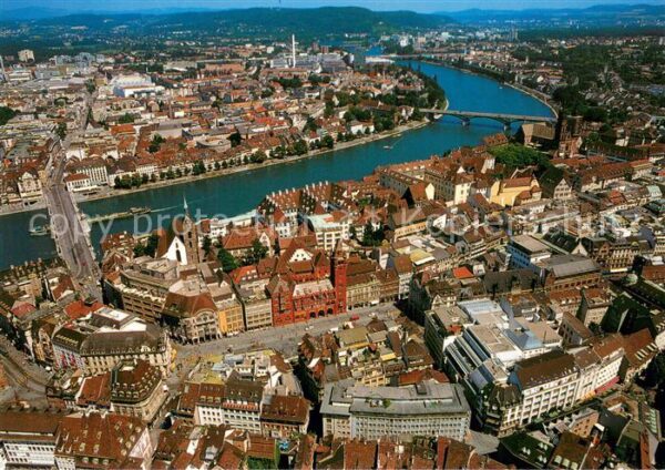 Zuerich ZH Fliegeraufnahme mit Limmat