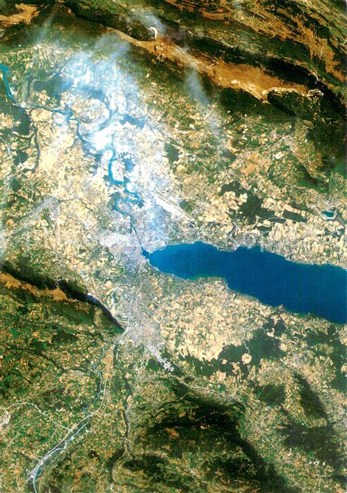 Genf  Geneve GE Region du Lac Leman Vue aerienne