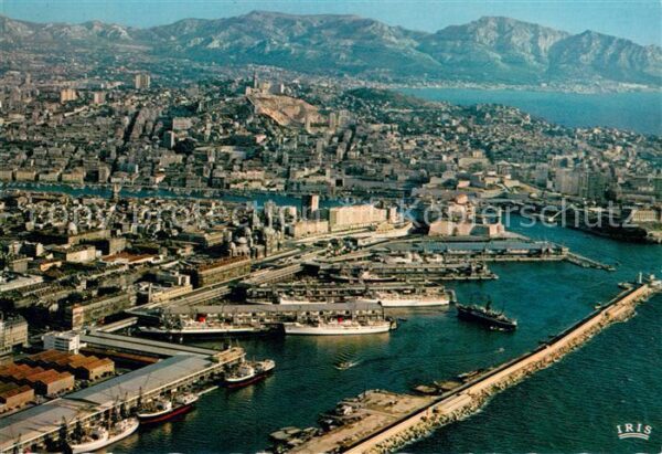Marseille 13 Vue aerienne Le Bassin de la Joliette N