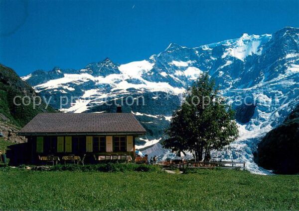 Grindelwald Bergrestaurant Stieregg mit Ochs und Fi