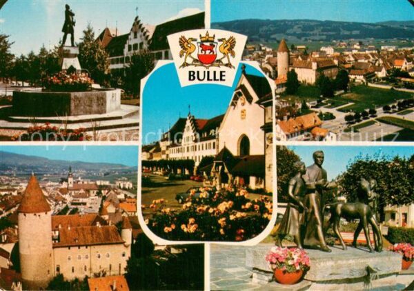 Bulle FR Teilansichten m. Burg
