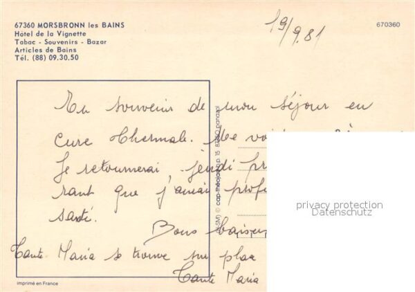 Morsbronn-les-Bains hotel A la vignette Monument des Cuiras – Bild 2