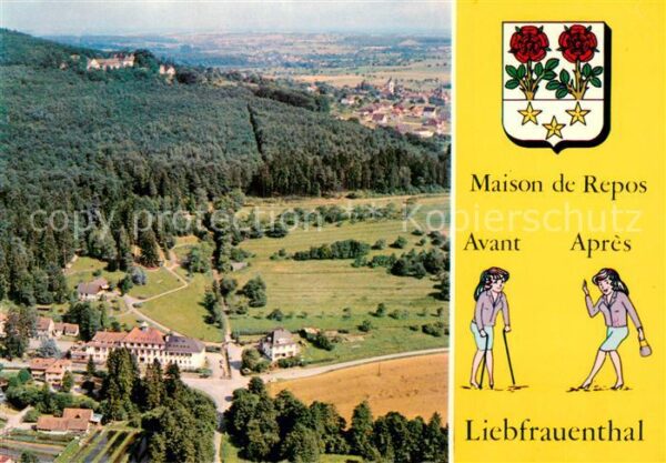 Liebfrauenthal Goersdorf Elsass Fliegeraufnahme Maison de Repos de la S