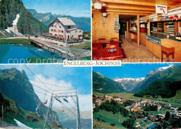 Engelberg  OW Jochpass Berghotel Bergbahn Talblick Al