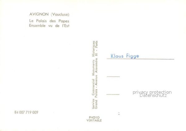 Avignon Vaucluse Fliegeraufnahme Le Palais des Papes – Bild 2