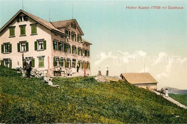 Appenzell IR Hoher Kasten Berggasthaus Appenzeller A