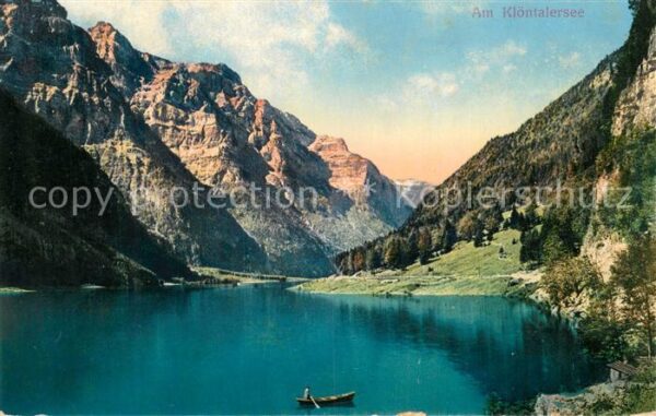 Kloentalersee Bergsee Alpen
