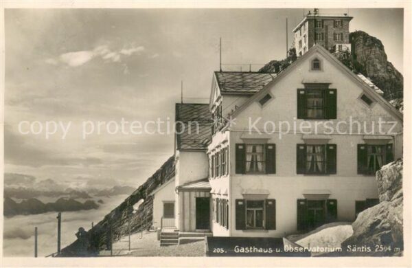 Saentis AR Berggasthaus und Observatorium Appenzel
