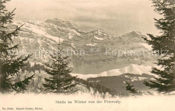 Petersalp Säntis im Winter Appenzeller Alpen