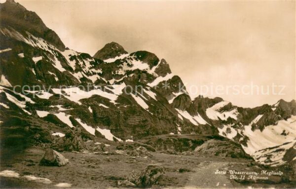 Meglisalp 1520m Altmann AR Serie Wasserauen Nr. 11 Altmann Appenze