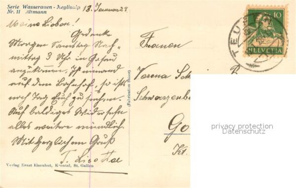 Meglisalp 1520m Altmann AR Serie Wasserauen Nr. 11 Altmann Appenze – Bild 2