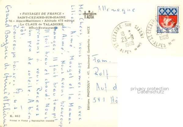 Saint-Cezaire-sur-Siagne Le Claux de Taladoire Hotel-Restaurant – Bild 2